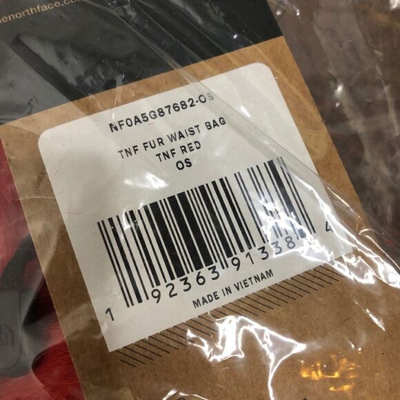 NWT Supreme North Face Fur Waist Bag Red Rare‎ - Picture 4 of 6